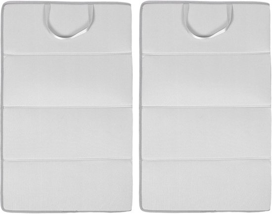 2 Stuks Opvouwbare Strijkplank met Hittebestendige Isolatie Draagbare Strijkmat voor Kleding Compact Ruimtebesparend voor Reizen Kleine Ruimtes