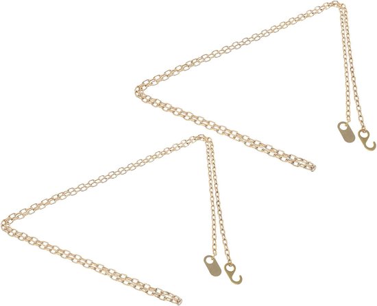 2 Stuks Pendulum Gewicht Ketting Vervanging Vintage Metalen Klok Ketting Accessoires voor Staande Klok DIY Mechanische Uurwerk Decoratie