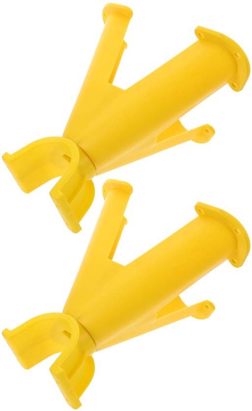 2 Stuks PVC Kabelhouder Geïsoleerde Draadsteun Tripod voor Kabelbeheer Thuis Plastic Kabel Organisator Geschikt voor Draden Duurzaam Eenvoudig Te Installeren