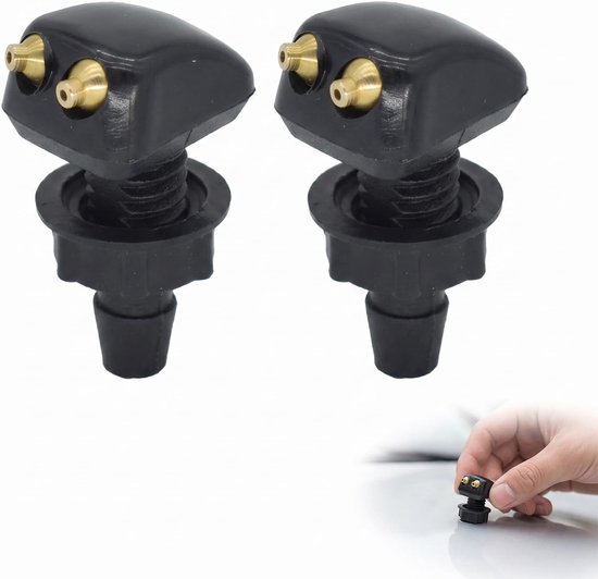 2 stuks ruitensproeiers, universele ruitensproeier voor voorruit, autoruitenreiniger, ruitenslang, voorruit sproeiers, universele sproeiers, ruitenwissersproeiers