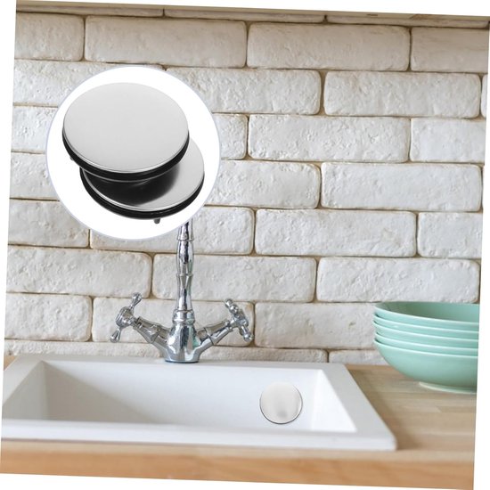 2 Stuks Rvs Keukengootsteen Gatdeksel Montagegat Moer Waterdichte Gatafdekking voor Zeepdispenser Keukenaccessoire