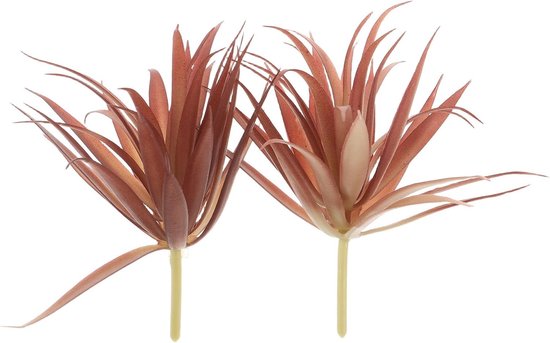 2 Stuks simulatieplant Kleine nepplanten miniatuur scènedecoratie miniatuur landschapsdecoratie faux planten binnen Poppenhuis planten decor Red