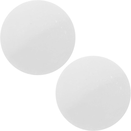 2 Stuks Stenen Massage-Accessoires Voor Massagestenen Massagestenen Voetmassagestenen Voetverzorgingsmassage-Tool Massagezoutrots Wit
