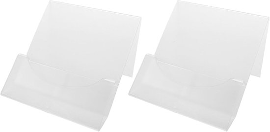 2 Stuks Transparante Plastic Luidsprekerhouder voor Auto Audio Stabiele Lichte Speaker Display Standaards Draagbare Steun voor Bureau Autogeluid Accessoires
