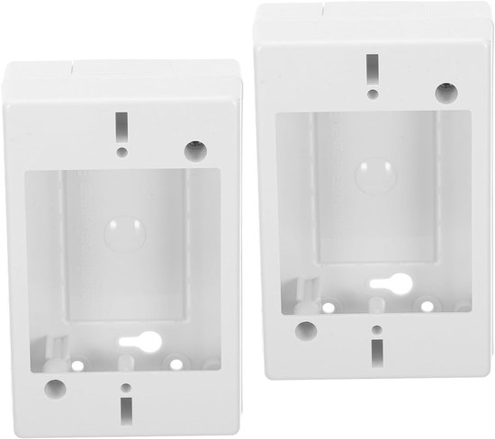 2 Stuks Type Plastic Junction Box Surface Mount Outdoor Elektrische Behuizing Waterdichte Wanddoos voor Veiligheid Snelle Installatie Bij Bedrading