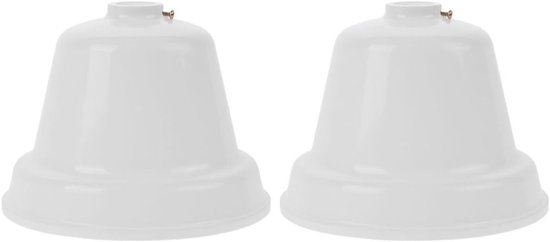 2 Stuks Universele voor Plafondventilator Decoratieve Cap voor Onderkant Eenvoudige Installatie Onderhoud Beschermt tegen Vuil