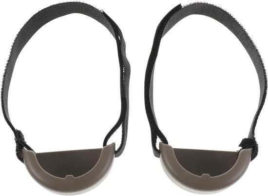 2 Stuks Veiligheidsschoenen Teenbeschermers Verstelbare Banden Duurzame Werklaars Beschermhoezen voor Universele Pasvorm Antislip Slijtvast Teenkap voor Werkveiligheid