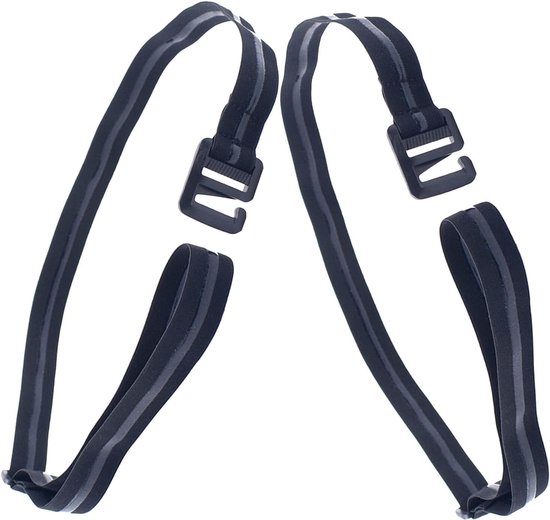 2 Stuks Verstelbare Anti slip Shirt Stays voor Heren Dames Elastische Hemdhouders voor Kreukvrije Comfortabele Pasvorm Geschikt Werk Casual Gebruik