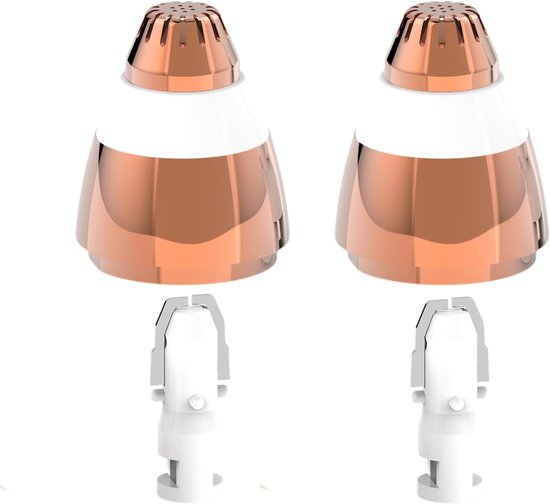 2 stuks vervangende scheerkop voor Flawless elektrische wenkbrauwhaarverwijderaar, reservemesjes voor gezichtshaarverwijderaar, finishing touch flawless, roségoud