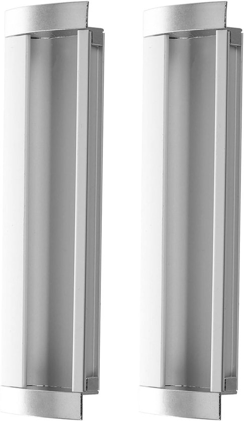 2 Stuks Verzonken Aluminiumlegering Schuifdeurgrepen Onzichtbare Vingergrepen voor Kastdeuren Ruimtebesparende Ingebouwde Handgrepen voor Badkamer Slaapkamer