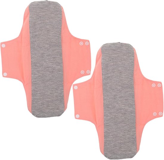 2 Stuks Wasbare Katoenen Incontinentiepads voor Postpartum Herstel Ultra Absorberende Lekvrije Materniteit Inlegkruisjes Herbruikbare Comfortabele Urine-incontinentiebescherming