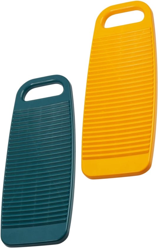 2 Stuks Wasbord Kunststof met Antislip Textuur Handwas Hulpmiddel voor Kleding Schoenen Lichtgewicht Draagbaar Wasbord voor Thuis Reizen Outdoor Gebruik
