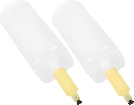 2 Stuks Zeepdispenser Navulflessen met Geïntegreerde Pomp Universele Vervanging voor Wandgemonteerde Handzeep Dispensers in Badkamer Keuken