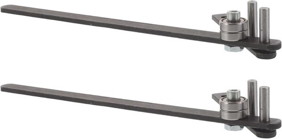 2 stuks zware handmatige wapeningsstaafbuigers, gereedschap voor het buigen van metaaldraad, voor metaalbewerking, doe-het-zelf reparaties en constructie van aluminium en koperen staven.