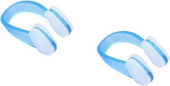 2 Stuks Zwemneuspluggen Met Gevoerde Neusklemmen Comfortabel En Stevig Van Tpe/pc Voor Duiken En Zwemmen