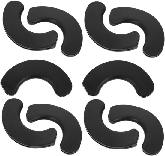 20 Stuks Crescent Cushion Dumbbell Houder Balkon Oefening Halterklemmen Halter Squat Beschermer Halterkussen Voor Hipthrust Halters Verstelbaar Gewicht Deadlift Kussen Plastic