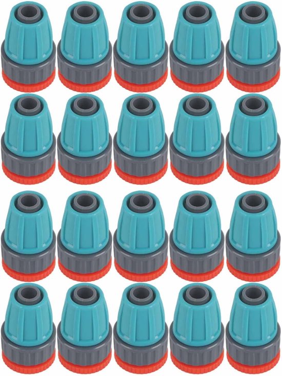 20 stuks druppelslangconnector, 16 mm G1/2 binnendraad druppelslangconnectoren druppelslang irrigatie tuinirrigatieconnector voor tape en pijpen
