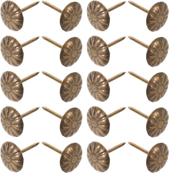 20 Stuks Eikenhouten Whisky Vat Klinknagels Metalen Barrel Hoepel Spijkers voor Sterke Bevestiging Wijnvat Onderhoud Retro Decoratieve