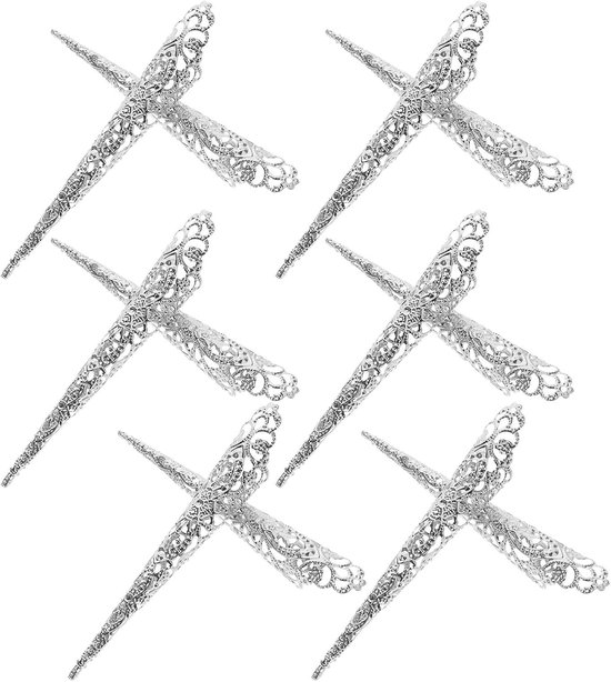 20 Stuks Halloween Nagelringen Metalen Middeleeuwse Klauwringen Herbruikbare Cosplay Nagelbedekkingen voor Party Kostuum Accessoires