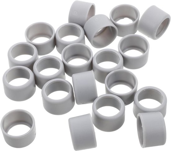 20 stuks kunststof buishulzen van 22 mm naar 19 mm, glijbussen voor rolstoelen en rollators, vervangende buisadapters voor mobiliteitshulpmiddelen.