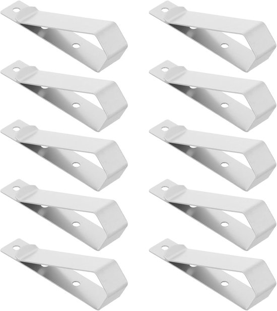 20 Stuks Metalen Zonneklep Clip voor Garage Deur Afstandsbediening Robuuste Ijzeren Houder voor Auto Vrachtwagen Poortopener met Universele Compatibiliteit Sterke Grip