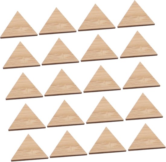 20 Stuks Plakjes Driehoek Knutselset Lege Knutsels Voor Jongens En Meisjes Veilig Geweldig Voor Speelgoeddecoraties