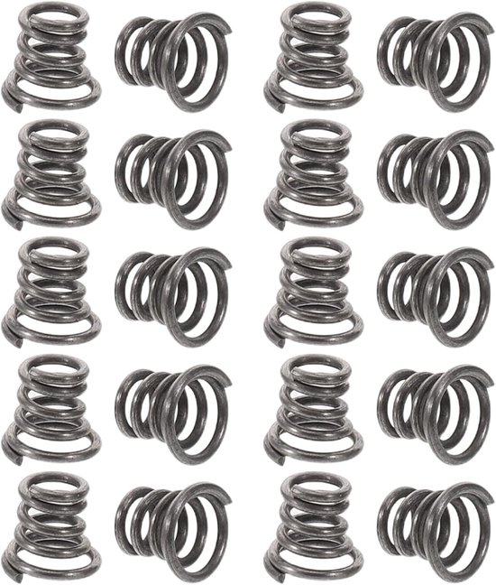 20 Stuks Recorder Spring Kit voor Audio Reparatieset Preciese Cassette Veer voor Muziekspeler Onderhoud Universele Tape Recorder Veer voor Snelle Reparatie Betere Geluidskwaliteit