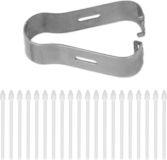 20 stuks S Pen standaard vervangende punten voor Samsung S Pen met pincet, vervangende touch stylus punten voor Galaxy S6/S6lite/S7/S8/S9/Note10/Note20/Note10+/Note20 ultra/S21U/S22U/S23U (wit)