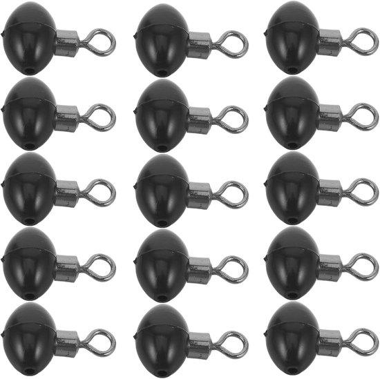 20 Stuks Visdraaikrans Kralen Soepele Rotatie Anti-tangling Ontwerp Hooggevoelige Visserijkralen voor Zoetwatervissen Compacte Connectoren voor Snelle Montage
