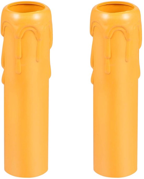 20 Stuks Waterdichte Kandelaar Kaarshulzen van Kunststof voor Kristallen Kroonluchters Elegante Praktische voor Wandlampen Φxmm