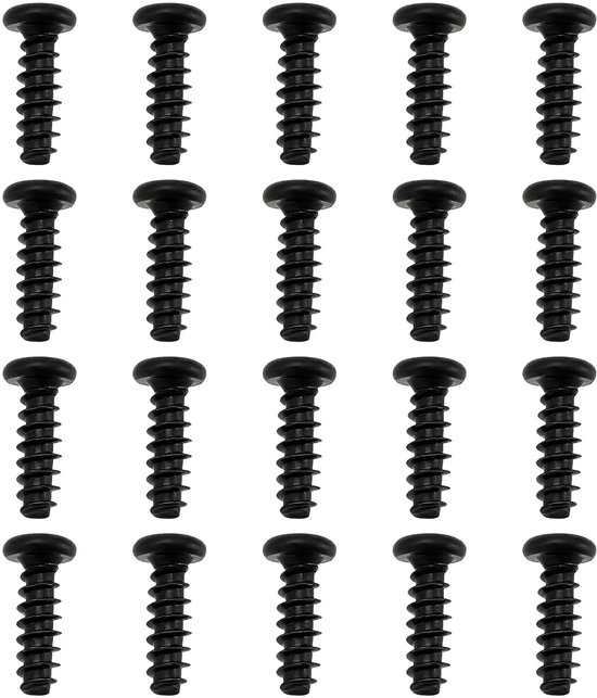 20 stuks zelftappende schroeven voor metaal, M4 x 12 mm, slijtvast en corrosiebestendig, houtschroeven, volledig zelftappend, roestvrij staal, glad, zonder bramen, decoratie