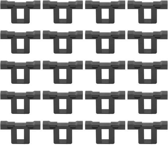 20 Stuks Zonnepaneel Afvoer Clip 35 Mm Abs Pv Drainage Clips T Vormige Water Gids Gesp Drainage Klem voor Outdoor