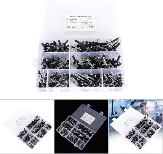 200 Stuks Blindklinknagels, Aluminium Constructie