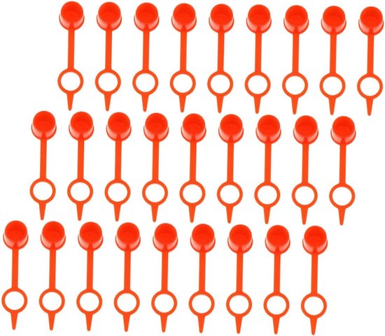200 Stuks Botermondkapjes Voor Motorfietsen Smeernippels Remdopafdichting Vetdopplug Vetnippeldeksel Ontluchtingsschroefbeschermer Autostofkap Rood Plastic