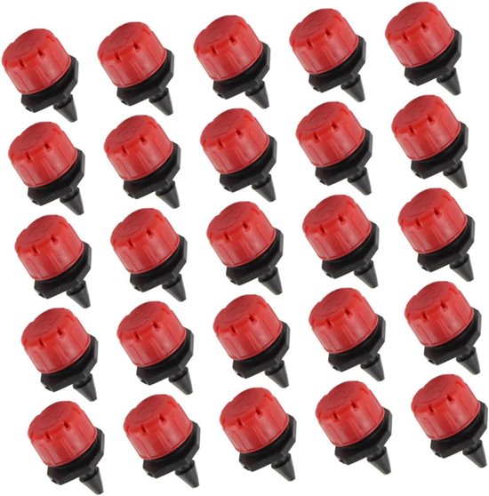 200stuks Drip Irrigation Emitter Verstelbare Druppelirrigatie Spuitkop Voor Tuinieren Landbouw Duurzaam Materiaal Eenvoudig Te Installeren Geschikt Voor Groene Ruimtes Thuisgebruik