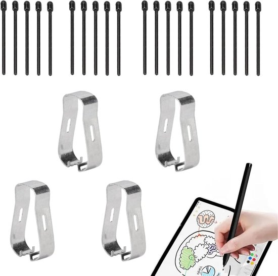 20pcs Replacement Nibs, with Pen Tip Removal Tools, Spring Accessories, Replacement Points for Remarkable Marker Stylus, Remarkable2, Boox Note, Max lumi2 van Ailive