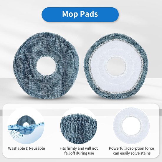 23 stuks C20 Omni vervangende onderdelen accessoires voor Eufy C20 Omni robotstofzuigerset, 1 rolborstel, 4 HEPA-filters, 4 dweilpads, 6 zijborstels, 6 stofzakken, 1 schoon gereedschap, 1