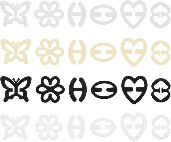 24 stuks BH-clips voor bandjes, racerback clip voor jurken en