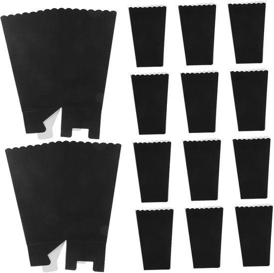 24stuks Decoratieve Popcorn Dozen Creatieve Papieren Verpakking Voor Feestjes Verjaardagen Bioscoopavonden Veilig Betrouwbaar Voor Snacks Leckernijen