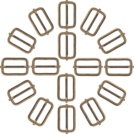 25 Stuks Metalen Verstelbare Tri-glide Gespen voor Tassen Duurzaam Bag Hardware Universele Riemschuivers voor Handtassen Rugzakken Hondentuigjes