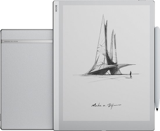 2e Kansje BOOX Go 10.3 - E-inkt e-book reader, teken tablet, Notities, Agenda, Android 12, Play store, Stylus Pen van BOOX