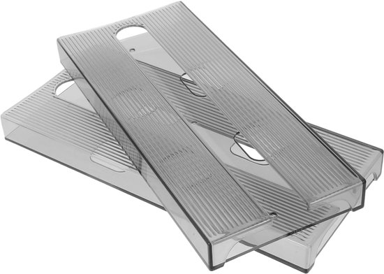 2stuks Onderkast Glazenhouder Transparante Stemware Droogrek Voor Restaurant Keuken Ruimtebesparende Organizer Voor Glazen Bekers