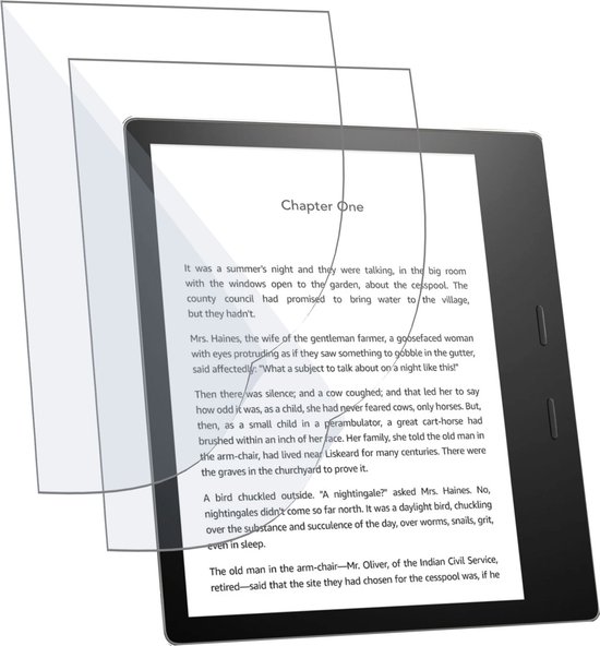 2x Geschikt voor Kindle Oasis Gen 10 - Screenprotector - Beschermglas Folie van Xpual