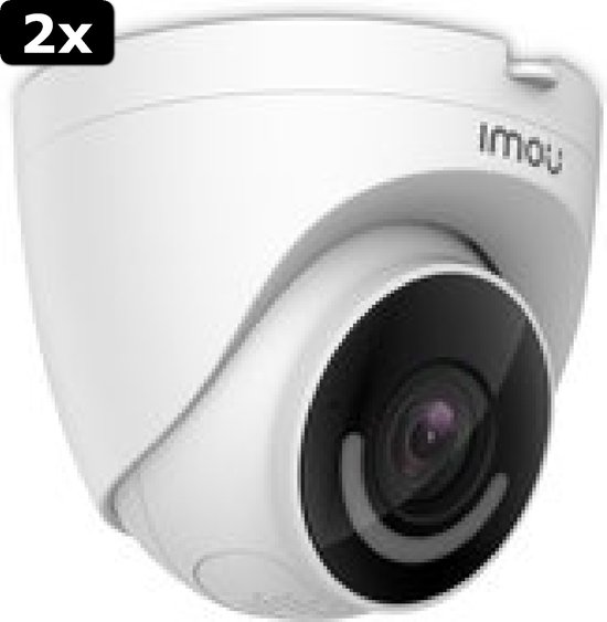2x Imou Turret IP-camera - Dome - Voor buiten - Full HD (1080p) van Imou