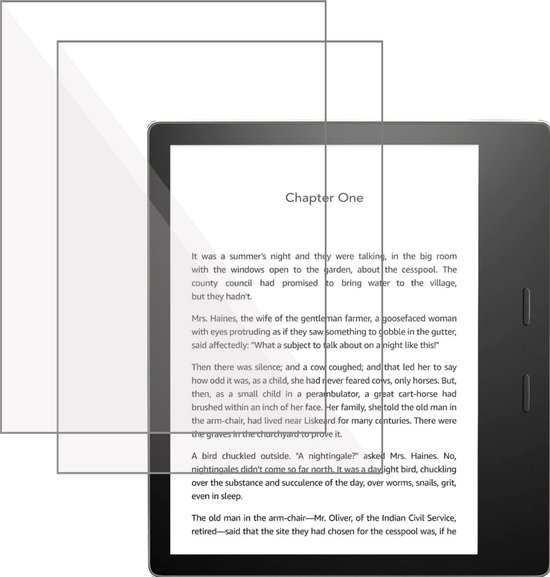 2x Screenprotector geschikt voor Kindle Oasis Gen 10 - Folie Screen Protector van GadgetBay