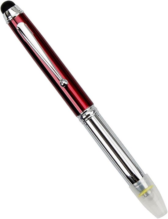 3-in-1 balpen met LED-licht en zaklamp, zwarte inkt, handig voor verpleegkundigen en artsen