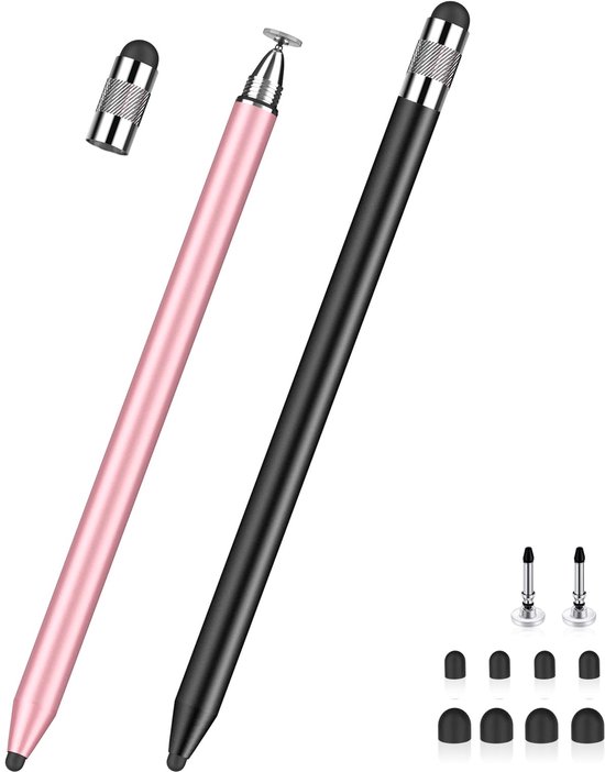 3-in-1 Stylus voor Tablets met 10 Vervangtips