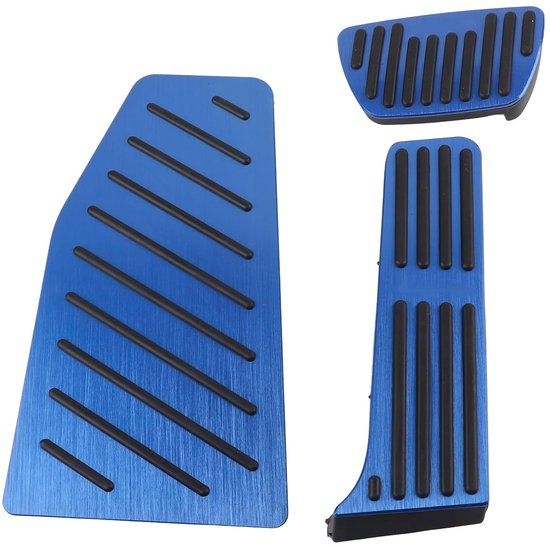 3 Stuks Auto Gaspedaal Rem Voetsteun Pad Antislip Pedaal Plaat Set Aluminium Vervanging Voor XA50 2019-2021
