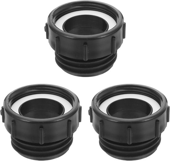 3 Stuks Delige Ibc Tote Adapter Fijne Naar Grove Duurzame Waterdrum Aansluiting voor Universele Wateropslag Tuinslang Koppeling Lekvrije Herbruikbare Tankconnector