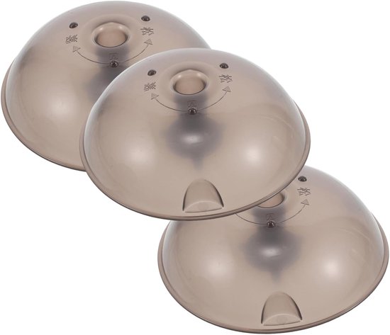 3 Stuks Delige Vervangende Plastic Olieopvangbak voor Afzuigkap Hittebestendig Stabiel Ontwerp met Drieklauwen Transparante Vetopvangbak voor Keuken Compatibel met Robam